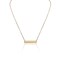 10 Pack - 18K Gold PVD Coated Stainless Steel Blank Polished Bar Necklace